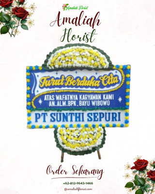 Papan Bunga Duka di Bangka Belitung Laut