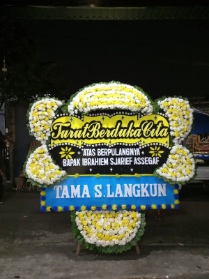 Papan Bunga Duka di Bangka Belitung Laut